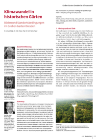 Dokument Klimawandel in historischen Gärten