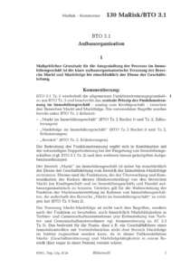 Dokument BTO 3.1 Aufbauorganisation