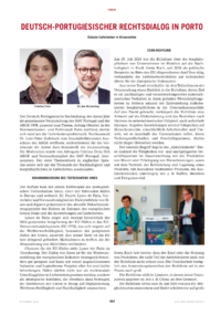 Dokument Deutsch-Portugiesischer Rechtsdialog in Porto
