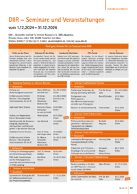 Dokument DIIR – Seminare und Veranstaltungen vom 1.12.2024 – 31.12.2024