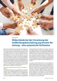 Dokument Widerstände bei der Umsetzung der Gefährdungsbeurteilung psychischer Belastung – eine systemische Sichtweise