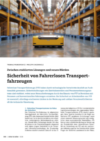 Dokument Sicherheit von Fahrerlosen Transportfahrzeugen