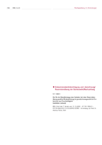 Dokument Einkommensberücksichtigung und -berechnung/Reservistenübung der Bundeswehr/Nachzahlung