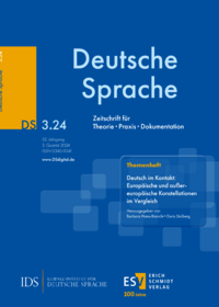 Dokument Deutsche Sprache Ausgabe 03 2024