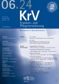 Dokument KrV Kranken- und Pflegeversicherung Ausgabe 06 2024