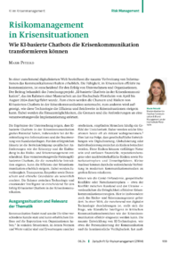 Dokument Risikomanagement in Krisensituationen