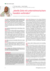 Dokument „Ideelle Ziele mit unternehmerischem Handeln verbinden“