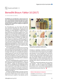 Dokument Benedikt Braun: Faktor 10 (2017)