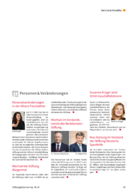 Dokument Personen & Veränderungen