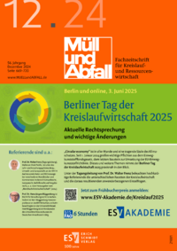 Dokument MÜLL und ABFALL Ausgabe 12 2024