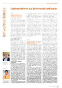 Dokument Stellungnahmen aus den Umweltverbänden