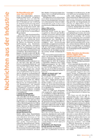 Dokument Nachrichten aus der Industrie