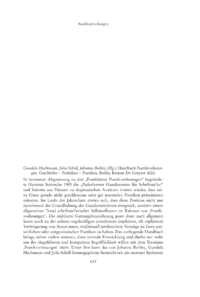 Dokument Gundela Hachmann, Julia Scholl, Johanna Bohley (Hg.): Handbuch Poetikvorlesungen. Geschichte – Praktiken – Poetiken