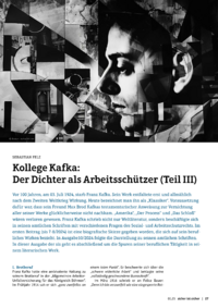 Dokument Kollege Kafka: Der Dichter als Arbeitsschützer (Teil III)