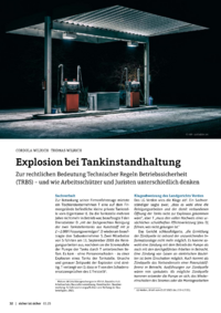 Dokument Explosion bei Tankinstandhaltung