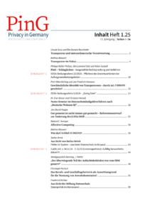 Dokument Inhalt / Impressum