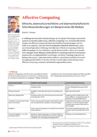 Dokument Affective Computing