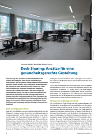 Dokument Desk-Sharing: Ansätze für eine gesundheitsgerechte Gestaltung