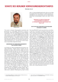 Dokument Schutz des Berliner Verfassungsgerichtshofes