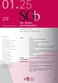 Dokument Die Sozialgerichtsbarkeit Ausgabe 01 2025