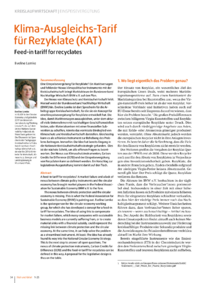 Dokument Klima-Ausgleichs-Tarif für Rezyklate (KAT)
