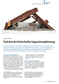 Dokument Tod durch fehlerhafte Ingenieurplanung