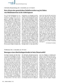 Dokument Aktuelle Rechtsprechung