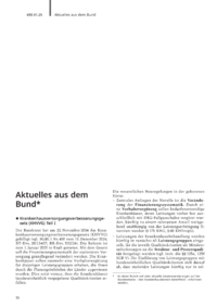 Dokument Aktuelles aus dem Bund