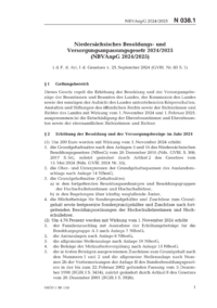 Dokument Niedersächsisches Besoldungs- und Versorgungsanpassungsgesetz 2024/2025 (NBVAnpG 2024/2025)
