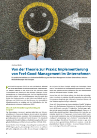 Dokument Von der Theorie zur Praxis: Implementierung von Feel-Good-Management im Unternehmen