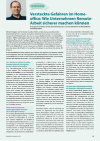 Dokument Versteckte Gefahren im Homeoffice: Wie Unternehmen Remote- Arbeit sicherer machen können