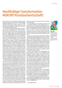 Dokument Nachhaltige Transformation NUR MIT Kreislaufwirtschaft!