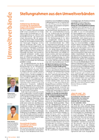 Dokument Stellungnahmen aus den Umweltverbänden