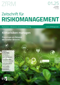 Dokument Zeitschrift für Risikomanagement (ZfRM) Ausgabe 01 2025