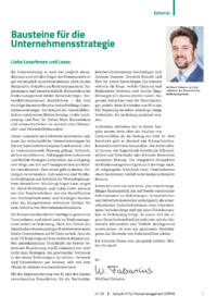 Dokument Bausteine für die Unternehmensstrategie
