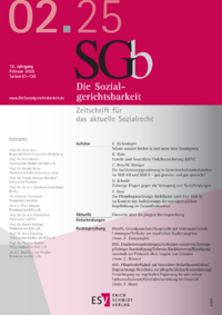 Dokument Die Sozialgerichtsbarkeit Ausgabe 02 2025