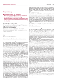 Dokument Pflegebedürftigkeit mit besonderer Bedarfskonstellation/Begutachtungs-Richtlinien zur pflegefachlichen Konkretisierung/Ermächtigung zur regelhaften Ergänzung für sehr seltene Fallkonstellationen/Härtefallentscheidung im Einzelfall