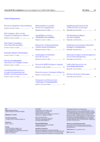 Dokument Inhalt & Impressum