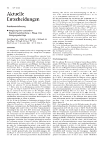 Dokument Vergütung einer stationären Krankenhausbehandlung – Abzug eines Verlegungsabschlags