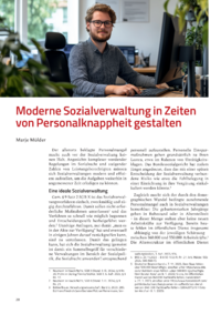 Dokument Moderne Sozialverwaltung in Zeiten von Personalknappheit gestalten