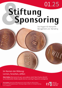 Dokument Stiftung&Sponsoring Ausgabe 01 2025