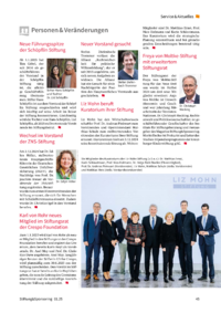 Dokument Personen & Veränderungen