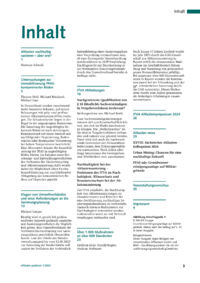 Dokument Inhaltsverzeichnis / Impressum