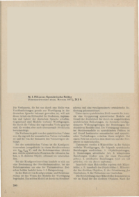 Dokument N. I. Filičeva: Syntaktische Felder