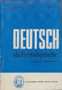 Dokument Deutsch als Fremdsprache Ausgabe 05 1979