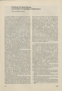 Dokument Probleme der Beschreibung von Funktionsverbgef&uuml;gen im Deutschen