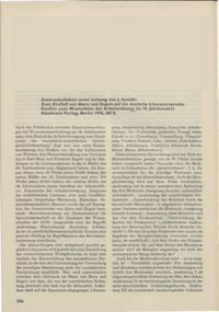 Dokument Autorenkollektiv unter Leitung J. Schildt: Zum Einflu&szlig; von Marx und Engels auf die deutsche Literatursprache