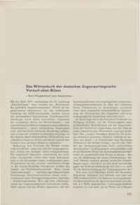Dokument Das Wörterbuch der deutschen Gegenwartssprache 