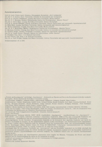 Dokument Autorenverzeichnis/Impressum