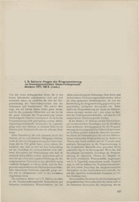 Dokument I. D. Salistra: Fragen der Programmierung im fremdsprachlichen Unterrichtsproze&szlig;